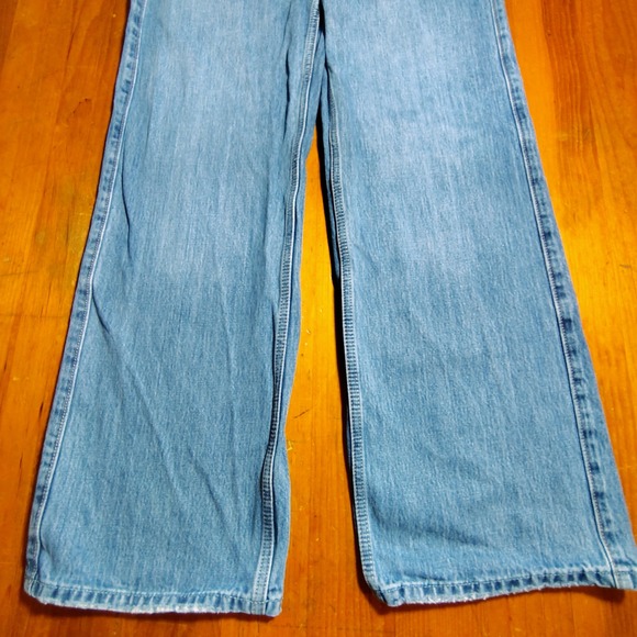 Hollister Low Rise Baggy Jeans Blue Denim W25 Regular Y2K - Picture 2 of 12